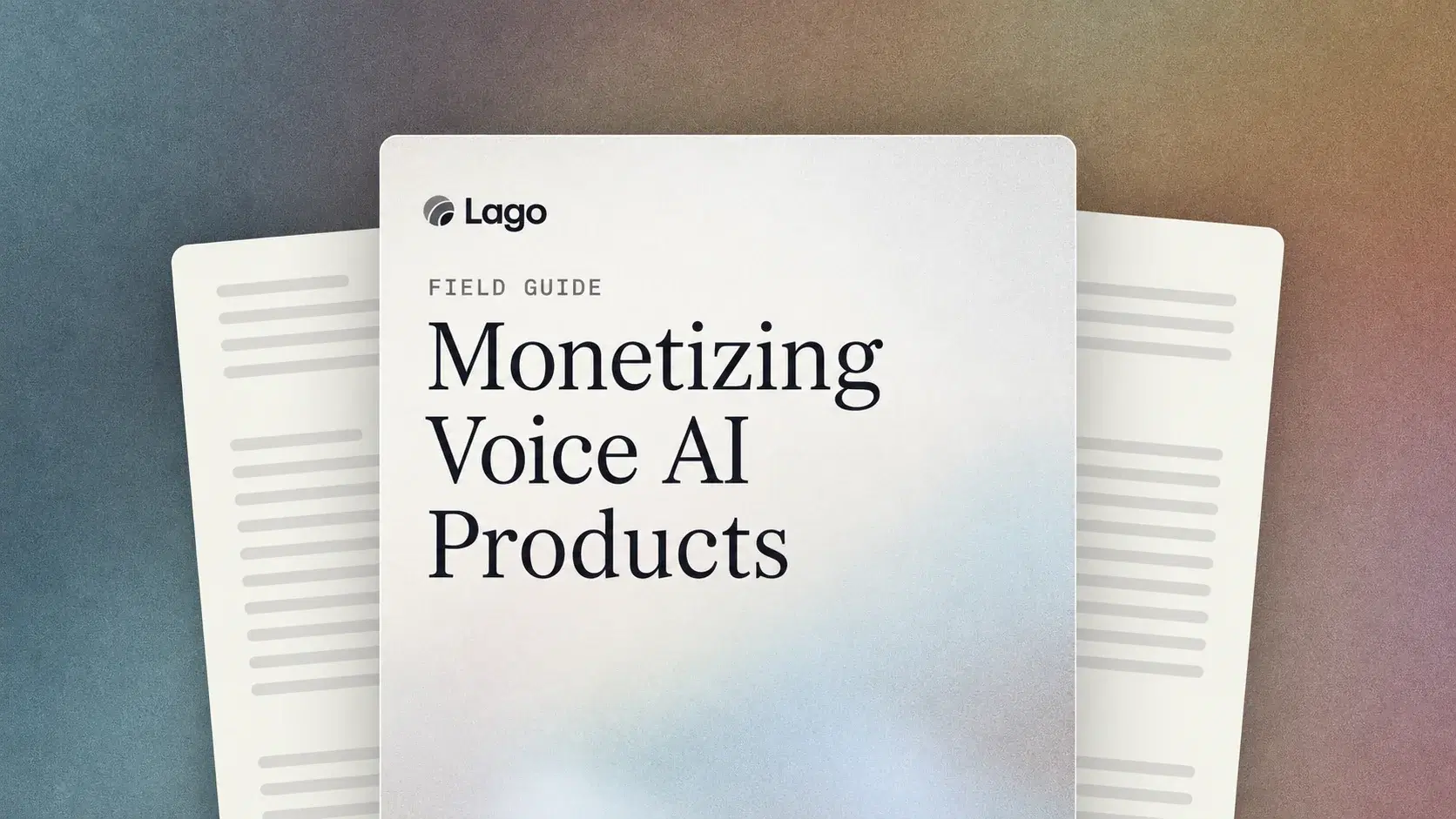 Monetizing Voice AI Products field guide cover