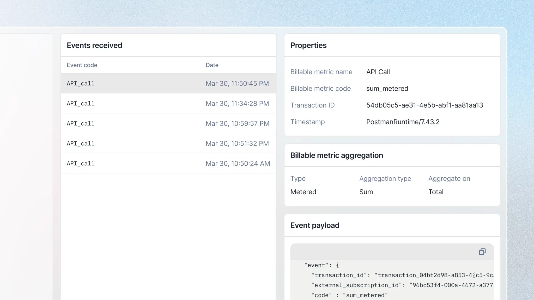 Turn raw usage data into accurate invoices