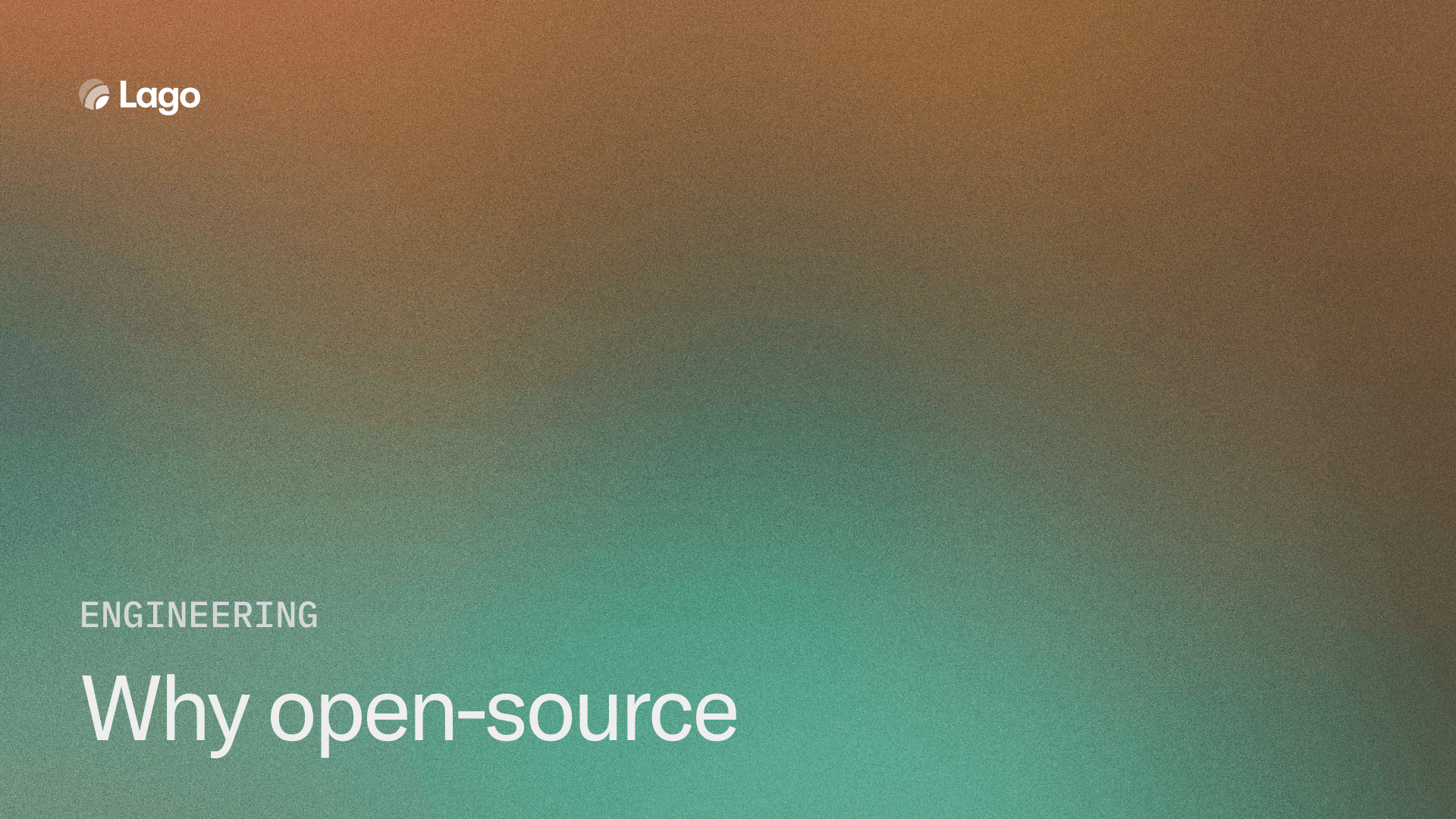 The 5 reasons why we chose open source
