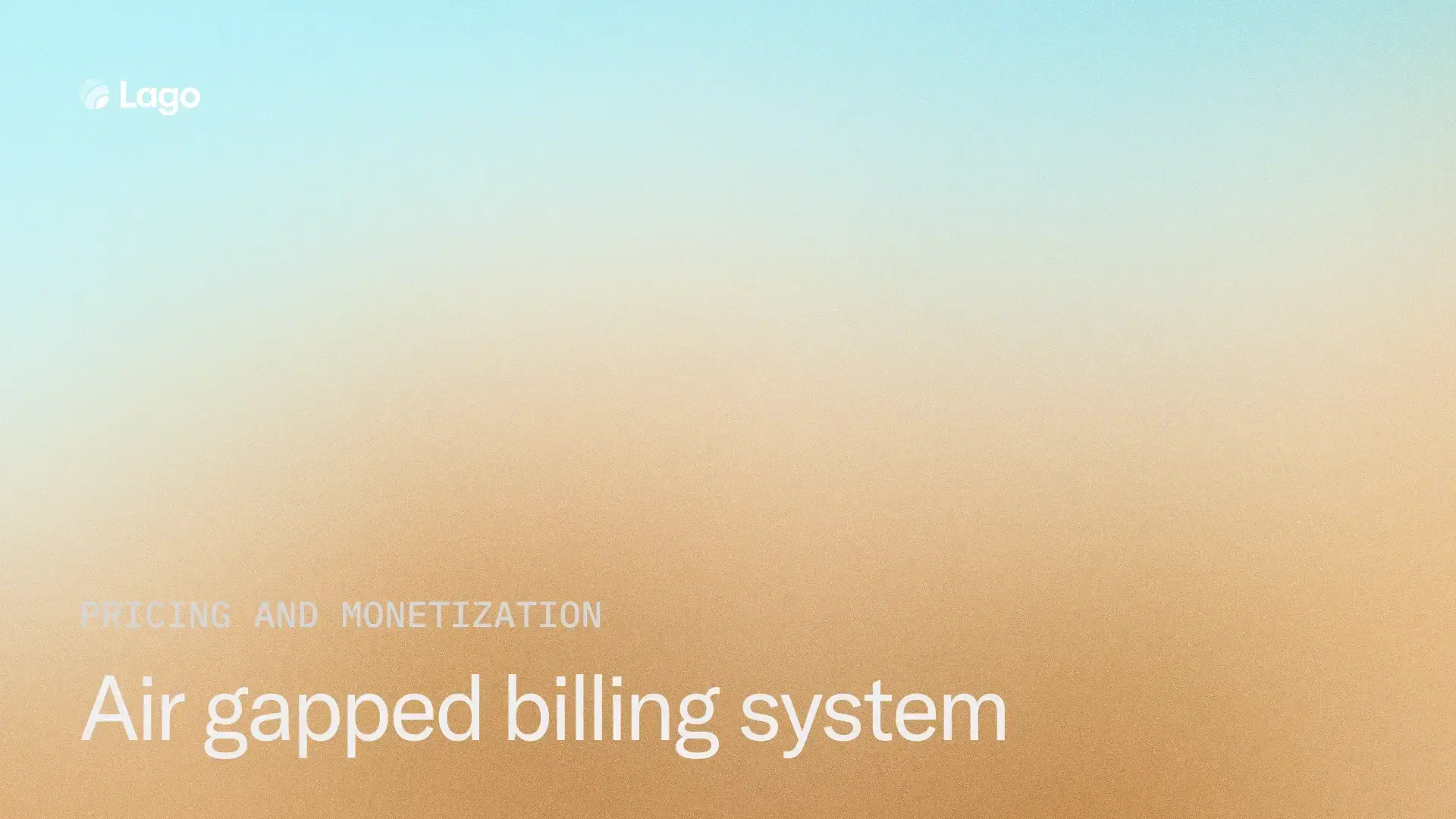 Air gapped billing system: What it is, how it works and how to build one