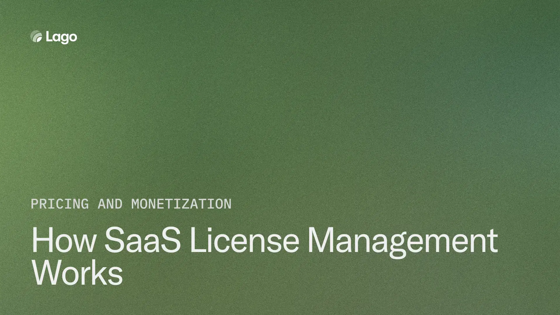 How SaaS License Management Works