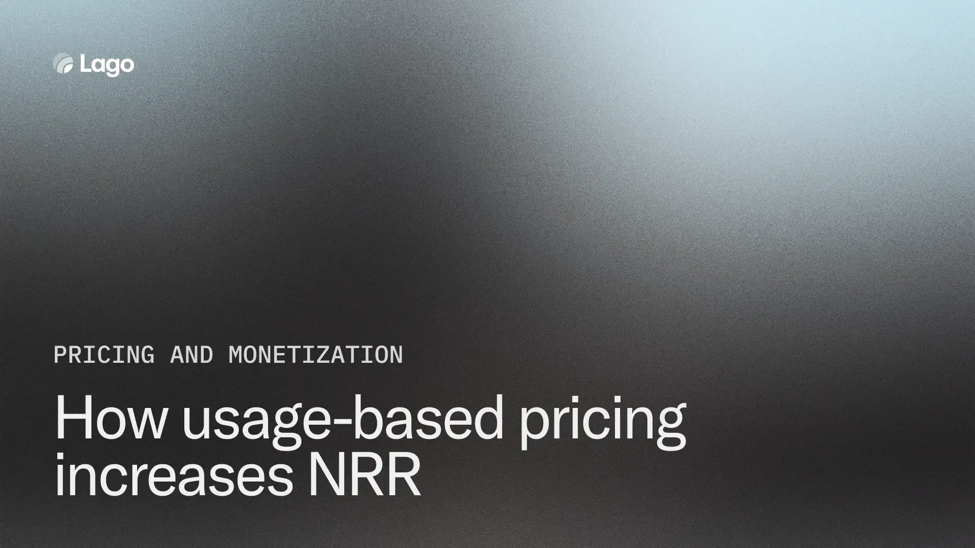 How Usage-Based Pricing Increases NRR