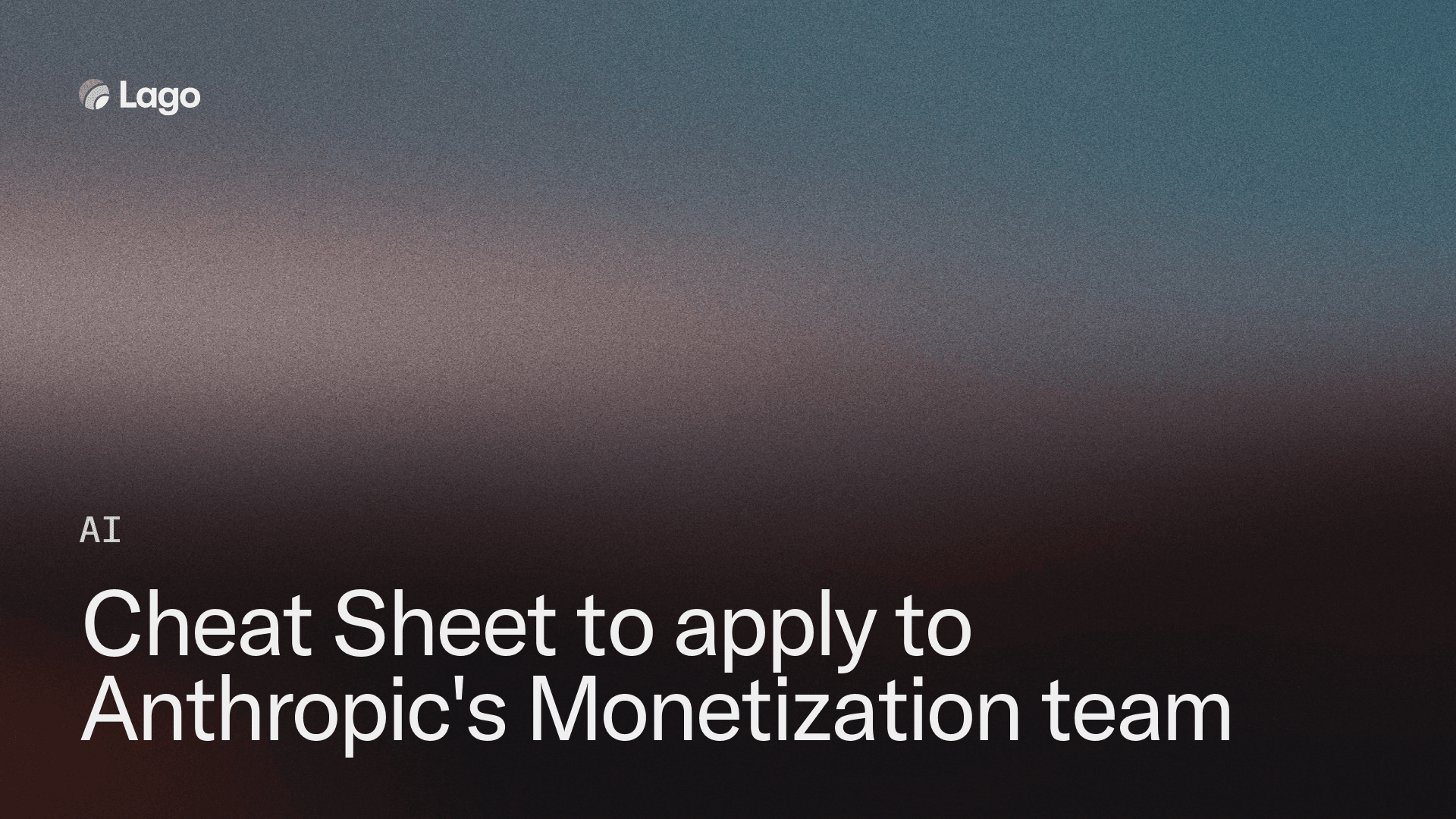 What every applicant to Anthropic's New Markets & Monetization team should know