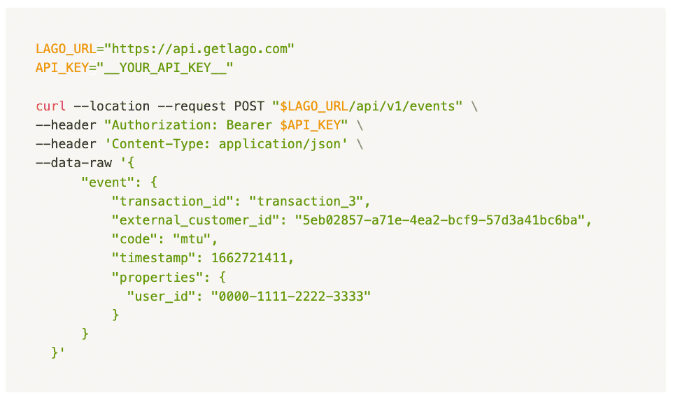 Creation of the third event