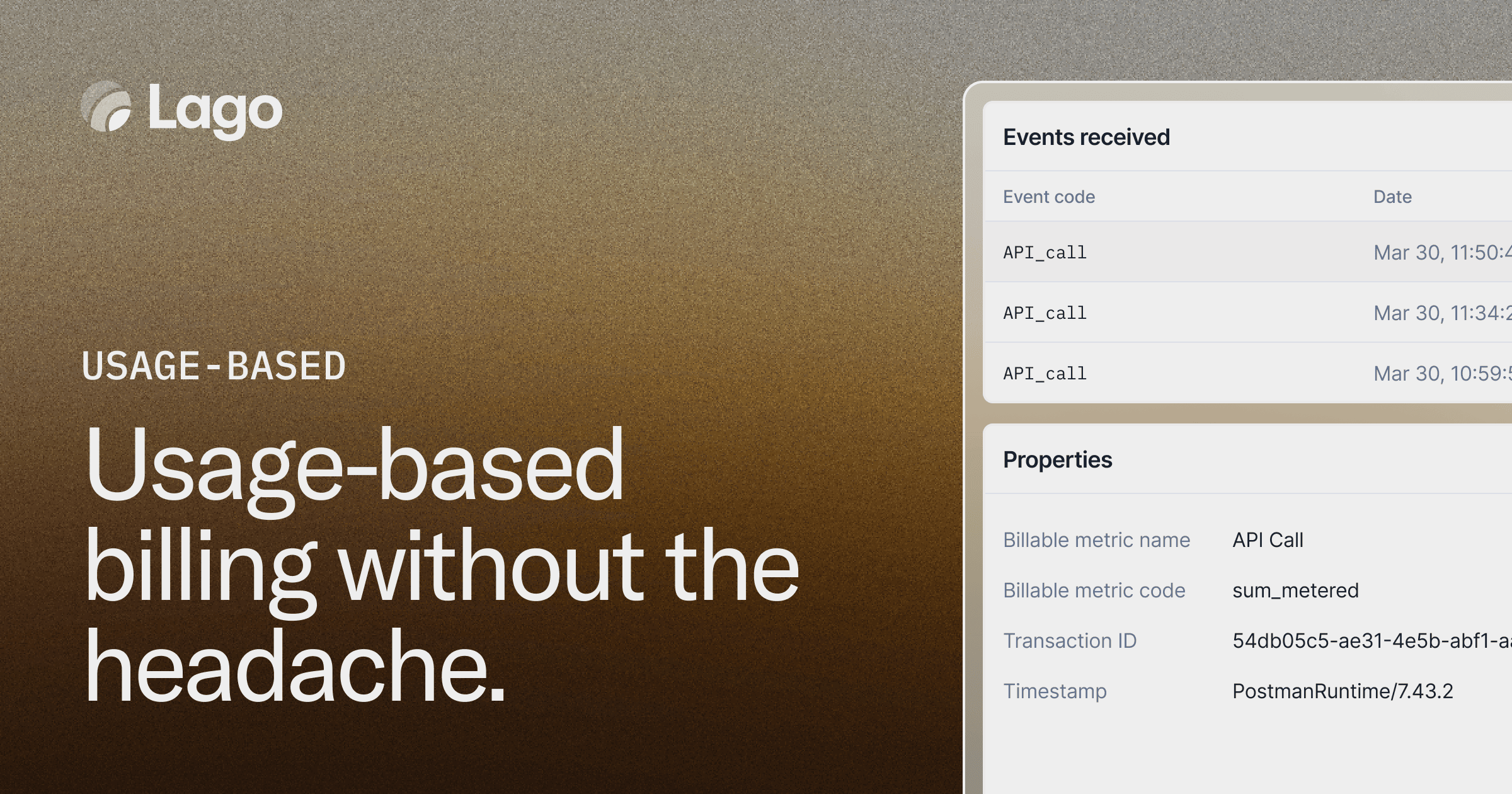 Usage-Based Billing Software for AI & API Companies | Lago